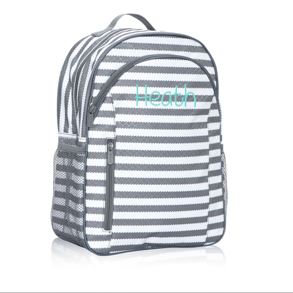 Thirty One Backpack- Grey Wave w/out Monogram